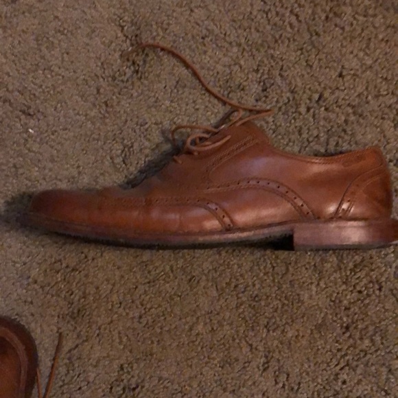 Sebago tan Brattle oxfords in 9.5 - Picture 3 of 6